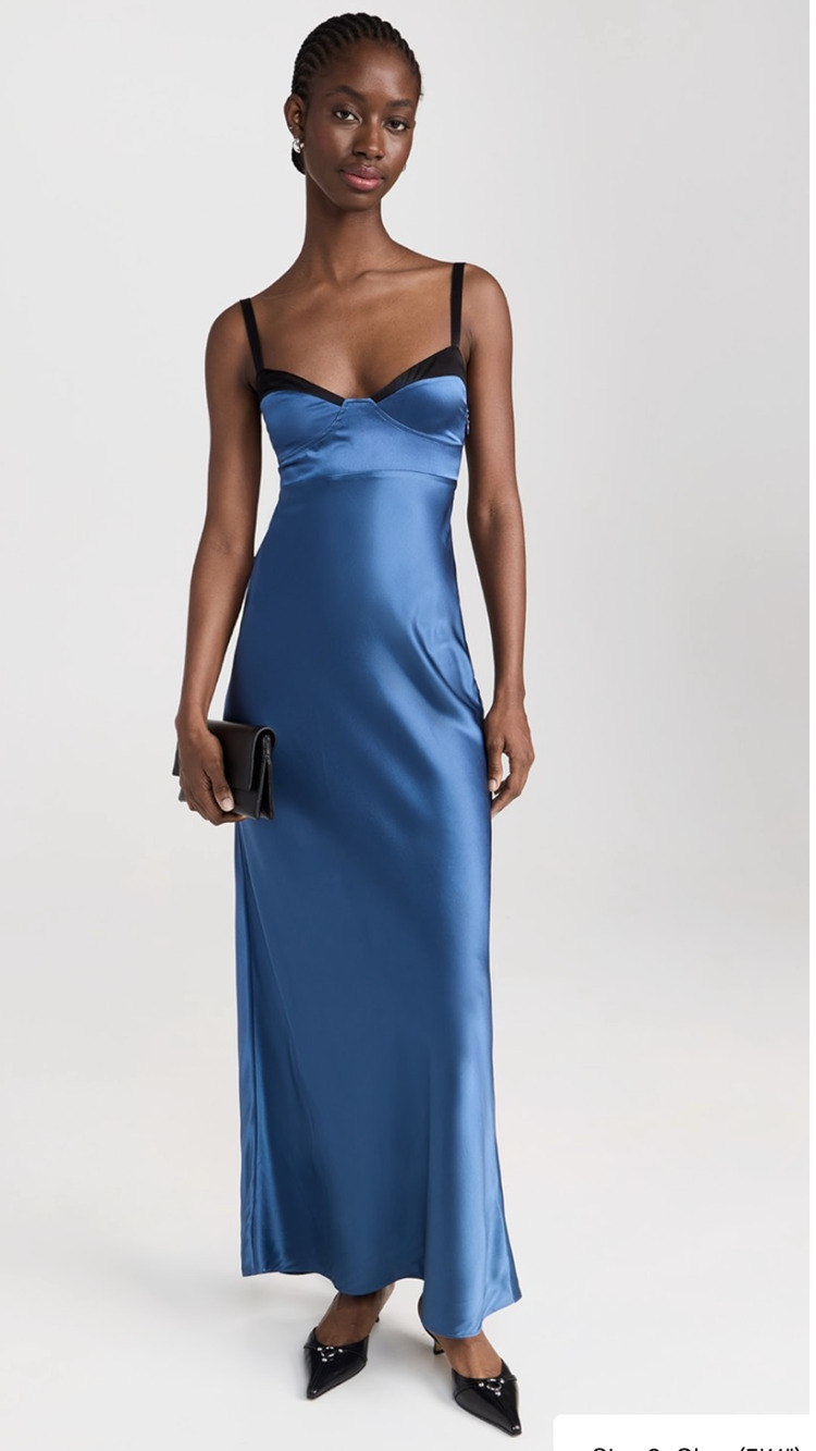SIR. Depeche Balconette Gown Size US 4